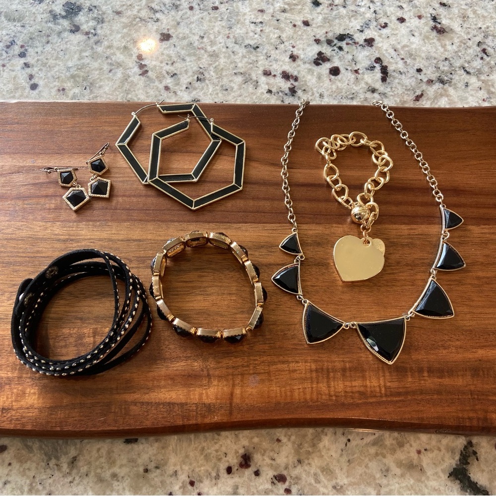 Black and gold